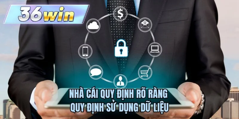 Nhà cái quy định rõ ràng quy định sử dụng dữ liệu